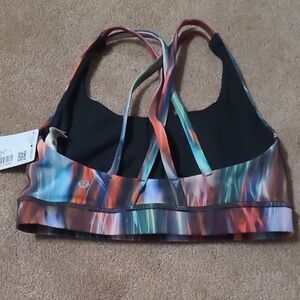 NWT- lululemon athletica Multicolor Tie-Dye Strappy Sports Bra